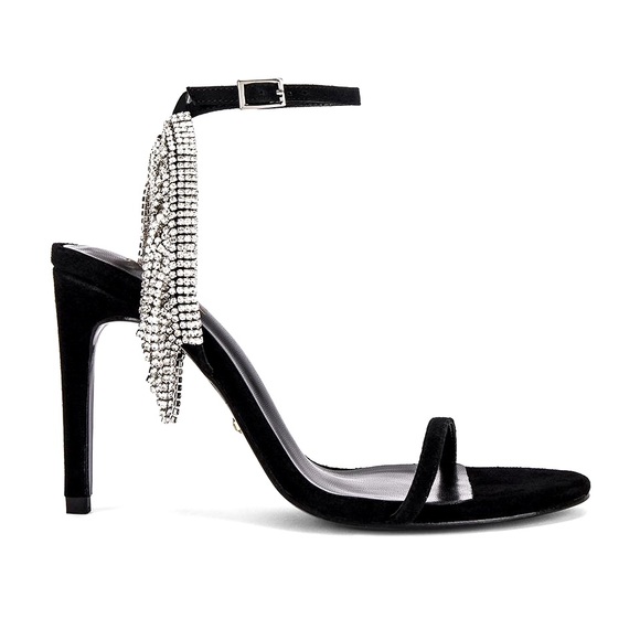 RAYE Moonlight rhinestones‎ heels stiletto shoes dress party size 7.5 - Picture 1 of 8